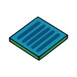 Направляющие и предупреждающие покрытия для инвалидов по ШНҚ 2.07.02-24 (кроме зон перед лифтом). Официальный каталог Tosiqlarsiz Mamlakat. Официальный сайт.
