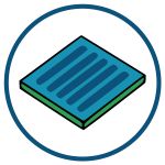 Тактильная плитка с контрастными рифами для ОВЗ | Tosiqlarsiz Mamlakat