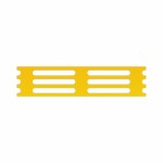 Трафарет для установки индикаторов комбинированных Полоса 35x290 посредством приклеивания, Направление движения