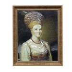 Картина 3D «Портрет неизвестной», тактильная