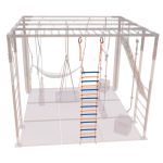 Лестница веревочная подвесная для комплекса «Город Джунглей»
